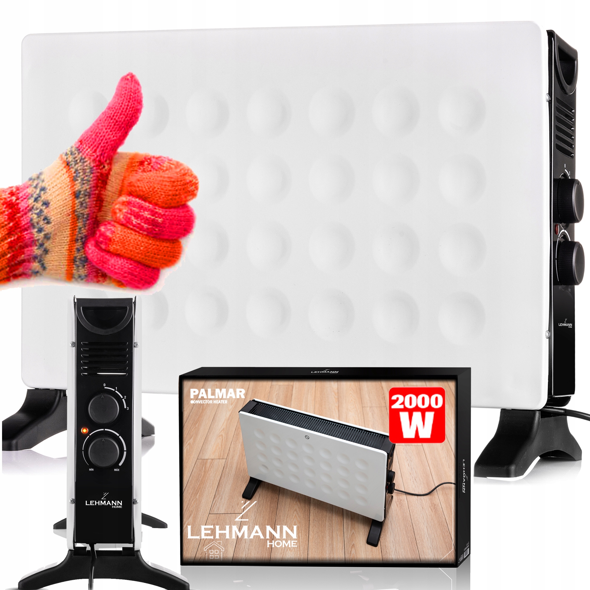 Biely konvektor Lehmann 2000 W